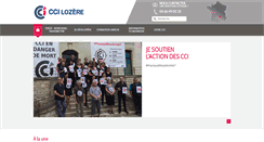 Desktop Screenshot of lozere.cci.fr