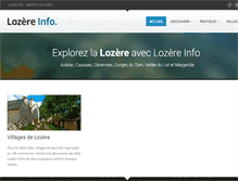 Tablet Screenshot of lozere.info