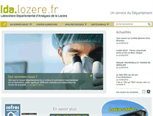 Tablet Screenshot of lda.lozere.fr