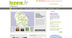 Desktop Screenshot of lozere.fr
